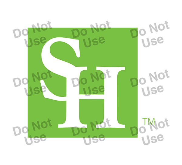 SHSU box logo wrongly in green